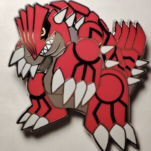 Pokemon TCG Groudon Enamel Pin Official Nintendo Collectible Metal Badge Figure